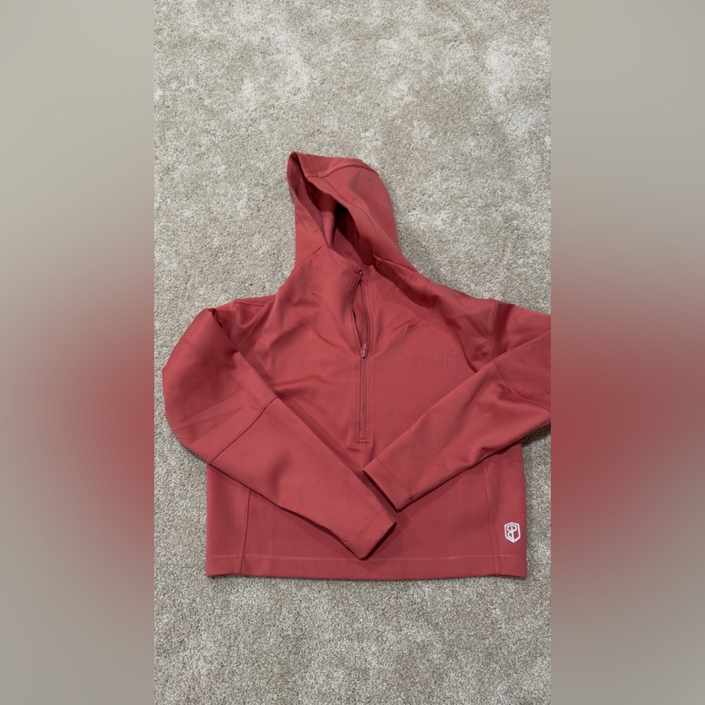 Born Primitive Rust Red Half-Zip Hoodie